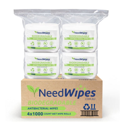 Biodegradable antibacterial wet wipes box 1000 count need wipes